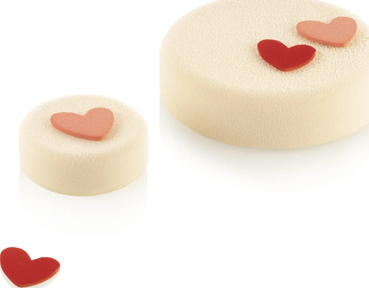 Stampo in silicone chablon heart silikomart