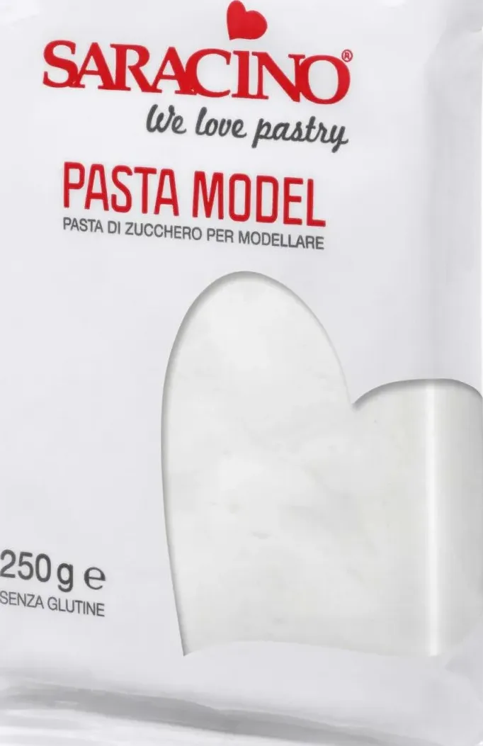 Pasta di zucchero model bianca saracino 250 g