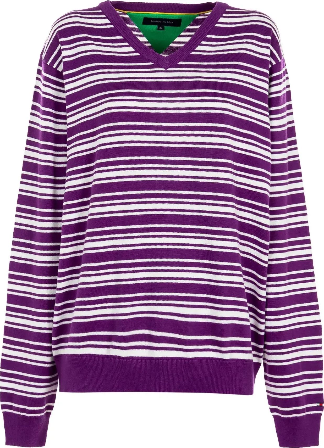 Maglione tommy hilfiger da uomo, viola | off-market