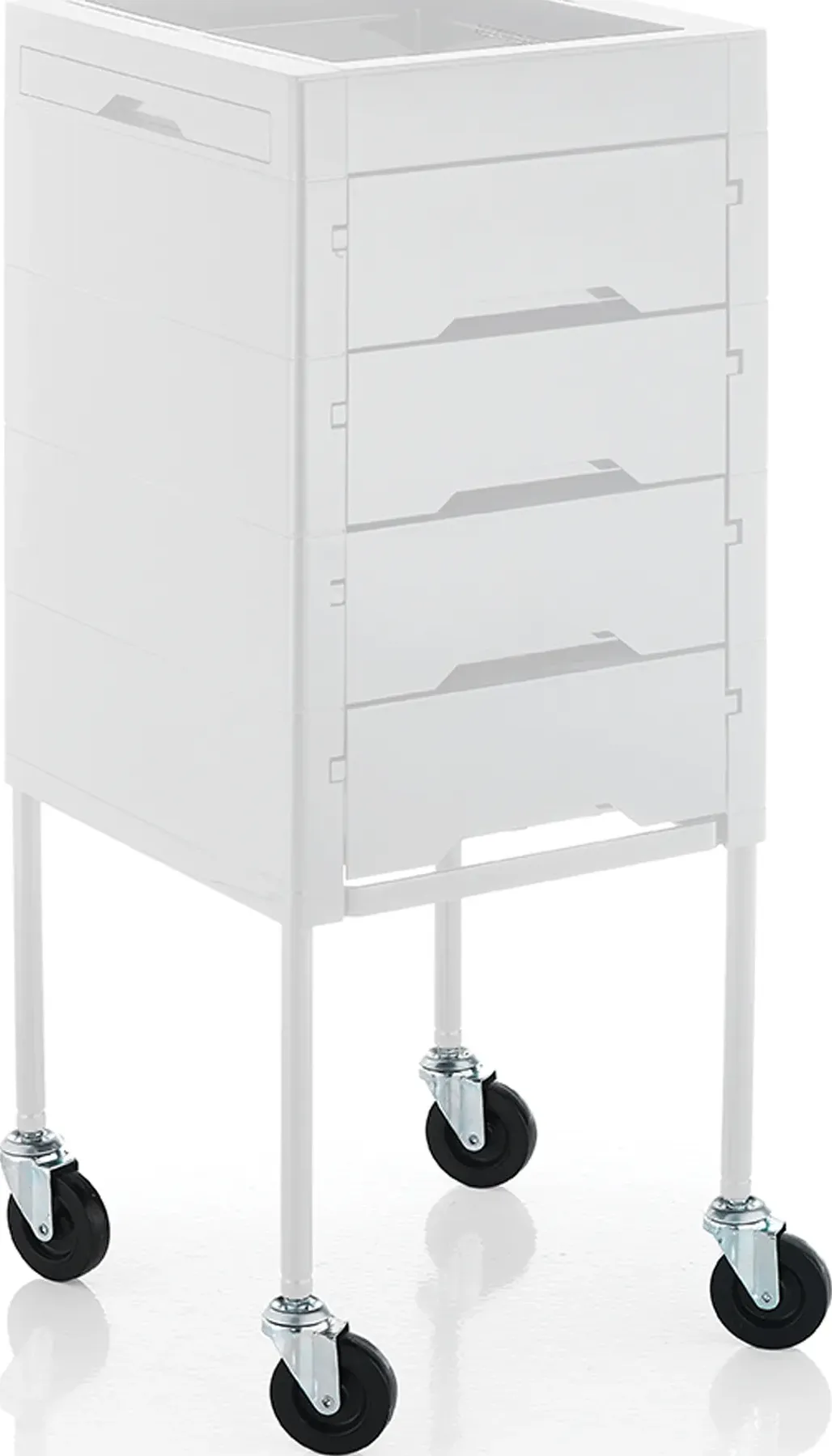 Carrello Professionale per Parrucchiere - Slide White