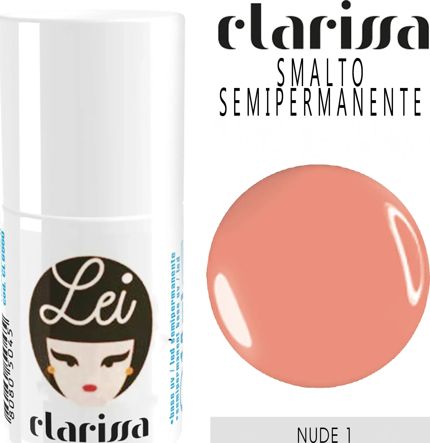 Lei Smalto Semipermanente UV/LED Base e Color 7ml - Nude 1