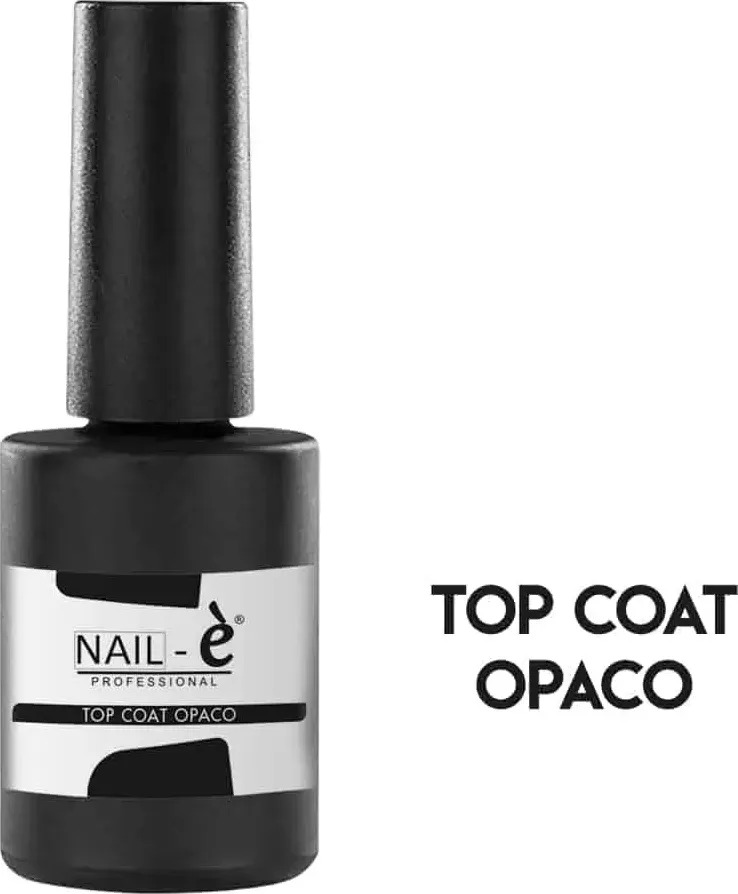 Top coat effetto opaco per smalto semipermanente 15 ml. nail-è new generation