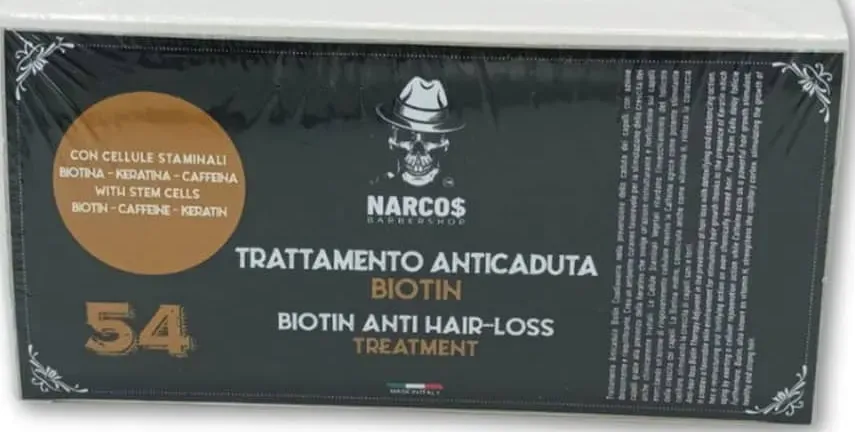 Trattamento anticaduta dei capelli biotin anti hair loss treatment n54 narcos