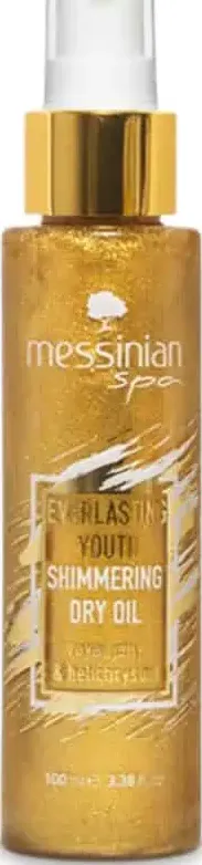 Olio corpo dry shimmering effetto bronze 100 ml. messinian spa