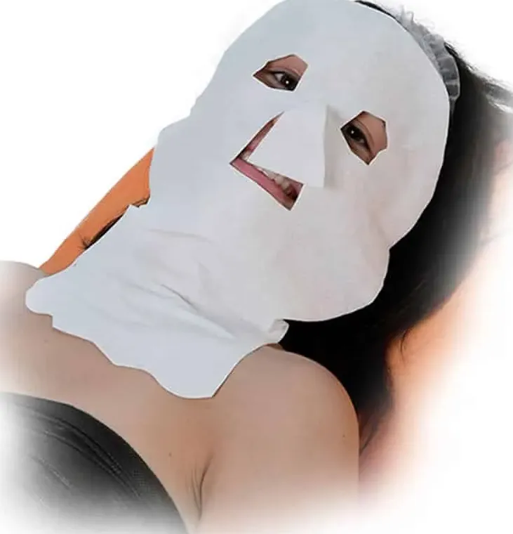 Maschera viso in sontlace per trattamento viso 100 pz.