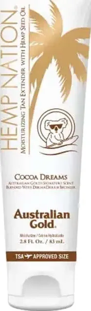 Lozione idratante e prolungatore di abbronzatura cocoa dreams travel 83 ml. australian gold