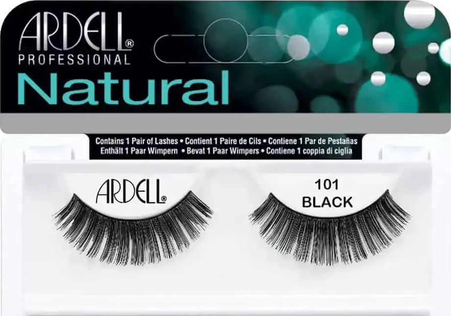 Kit 2 ciglia intere natural 101 demi black ardell