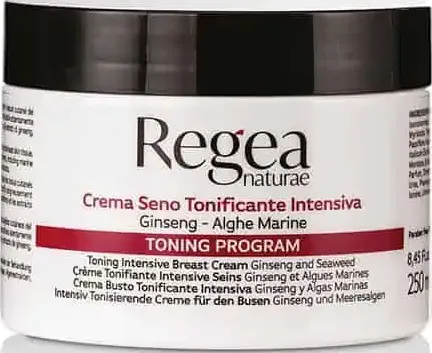 Crema seno tonificante intensiva con ginseng e alghe marine 250 ml. toning program regea