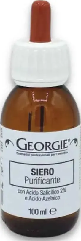 Siero purificante con acido salicilico 2% e acido azelaico 100 ml. georgie