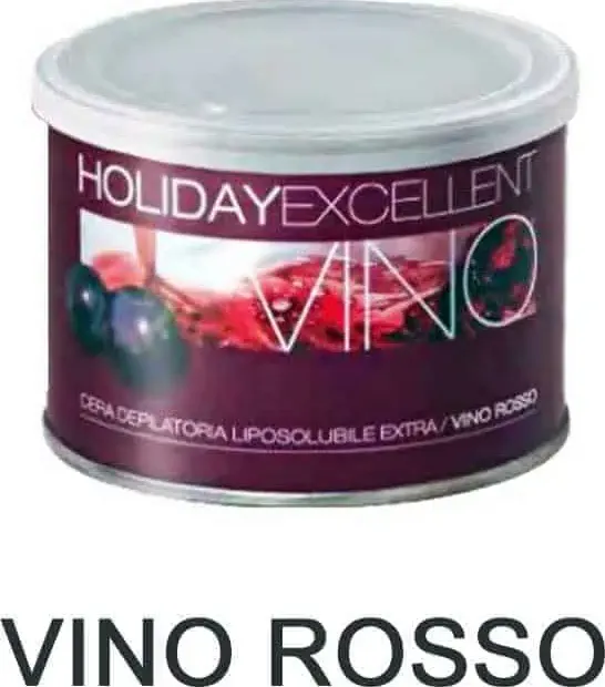 barattolo cera vino rosso 400 ml. excellent holiday di kebeautyshop.com