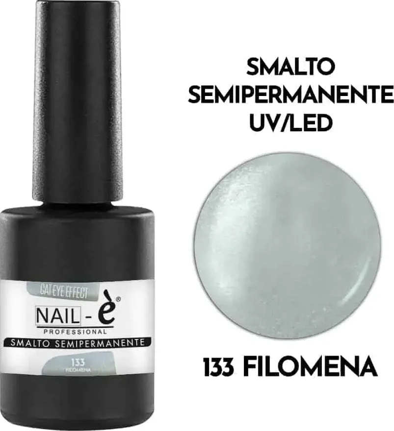 Smalto semipermanente 133 filomena cat eye effect 7 ml. nail-&#232; new generation