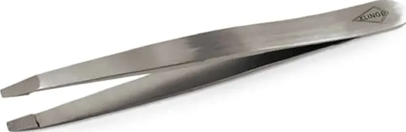 Pinzetta retta acciaio inox 9,5 cm. klinge