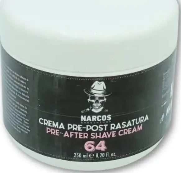 Crema pre-post rasatura pre-after shave cream 250 ml. n64 narcos