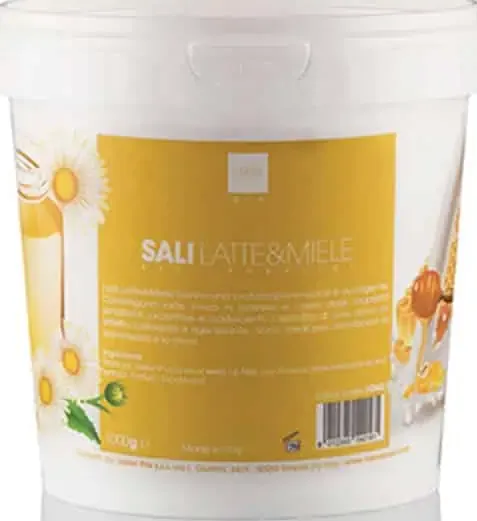 Sali pediluvio profumati al latte e miele 1 kg. labor pro