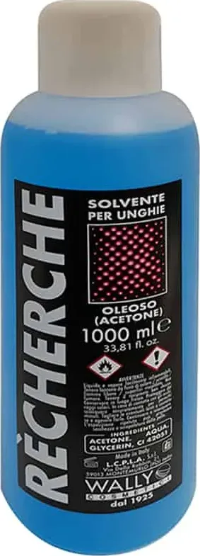 Acetone blu oleoso 1000 ml.