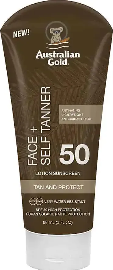 Protezione solare lozione spf 50 specifica viso 88 ml. australian gold