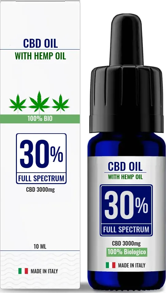 Olio cbd 30% broad spectrum in olio mctc - sublinguale in gocce - 10ml