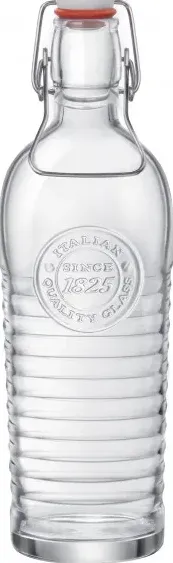 Bottiglia officina 1825 lt 1,2 con tappo bianco bormioli rocco confezione da 6
