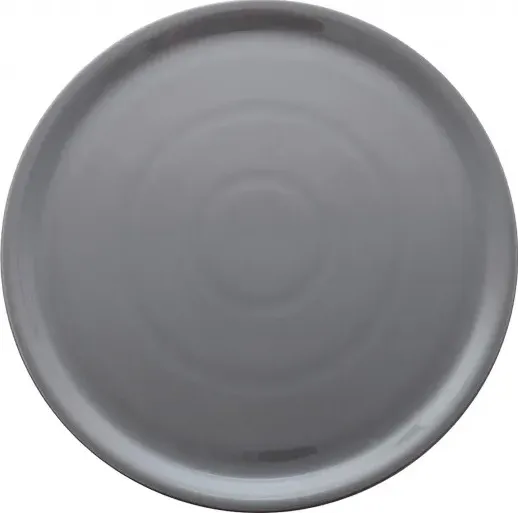 Piatto pizza napoli cm 33 color  grigio saturnia confezione da 6