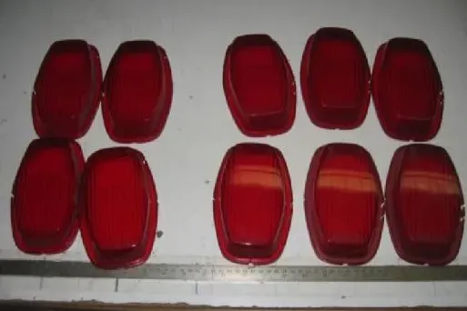 Fiat 128 3p - plastica fanalino posteriore rosso