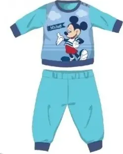 Pigiamino neonato in caldo cotone interlock  manica e pantalone lungo disney topolino