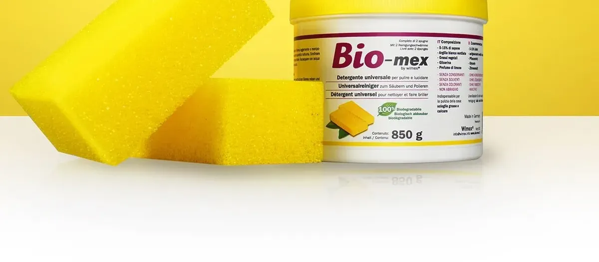 Bio-mex 850gr detergente universale ecologico - 2 spugne incluse