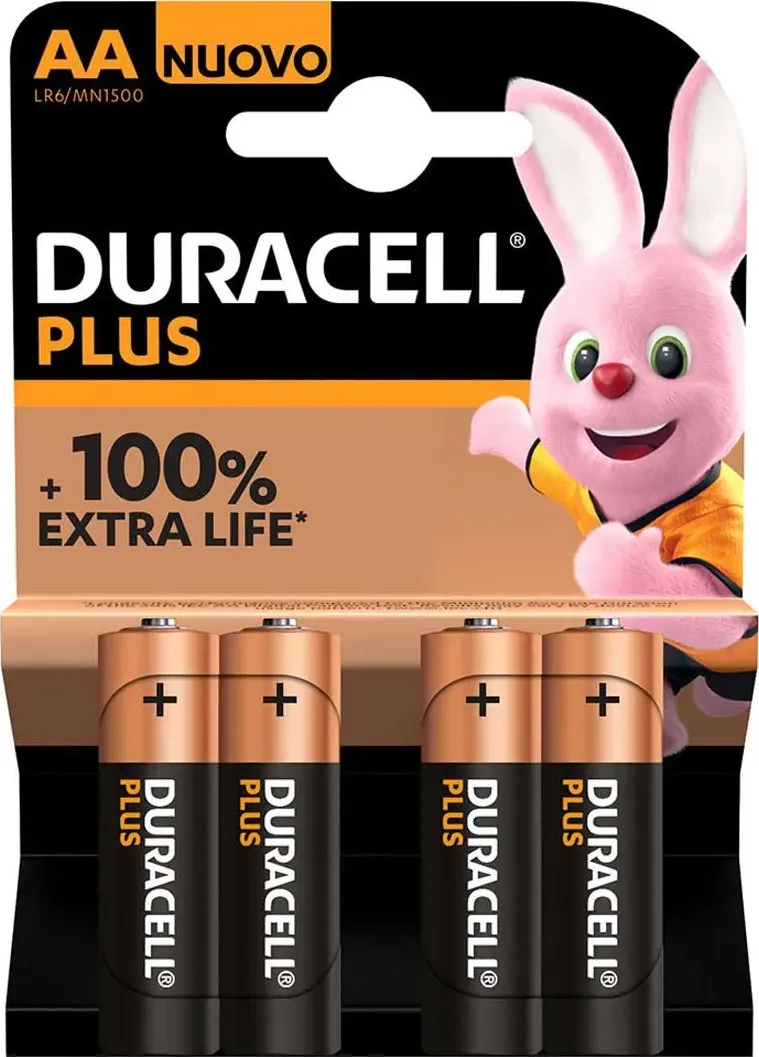 Duracell plus 100 batterie aa stilo