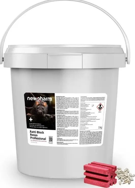 newpharm rattì block rosso professional 5 kg di hygienesystem.it