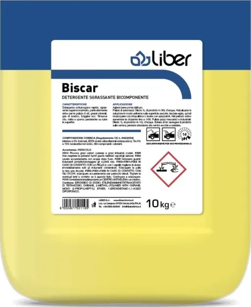 Liber biscar sgrassante industriale 10 kg