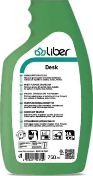 Liber desk sgrassatore 750 ml