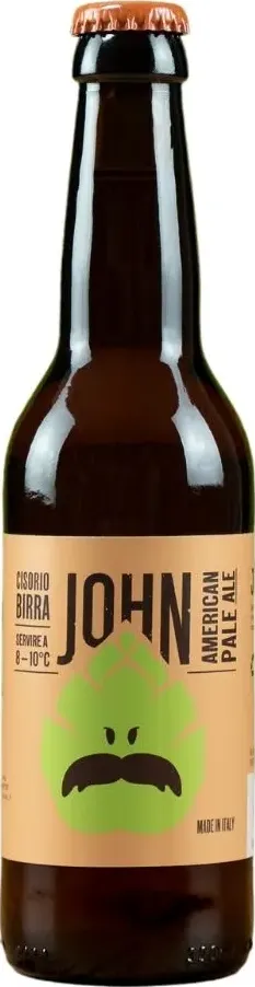 Birra john - società’ agricola cisorio s.s. capacità 0,33 l - vetro