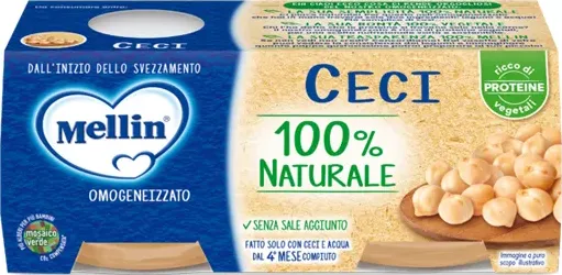 Mellin Omogenizzato Ceci 2X80 G