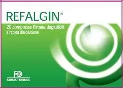 Refalgin Trattamento de Rreflusso Gastrico 20 Compresse Filmate Deglutibili