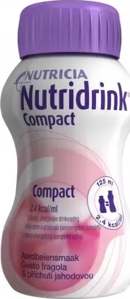 Nutridrink Compact Integratore Nutrizionale Gusto Fragola 4x125 ml