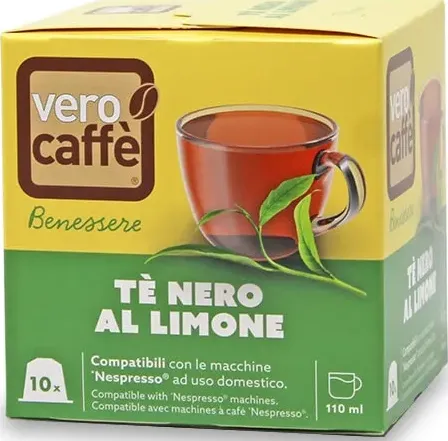 Tè Nero al Limone VeroCaffè per Nespresso