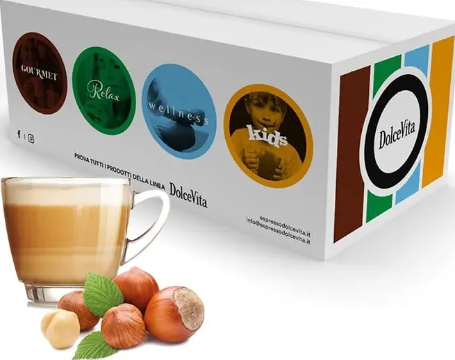 Nocciolone Dolce Vita Scatola 6 sacchetti 96cps per Nescafé Dolce Gusto