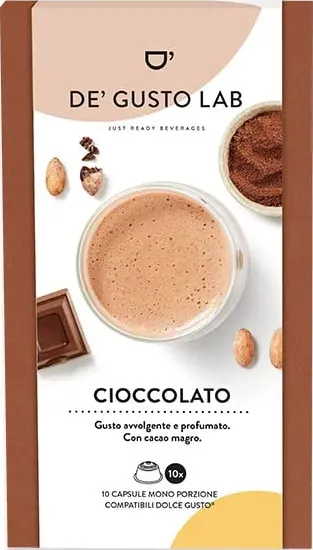 Cioccolato De' Gusto Lab capsule per Dolce Gusto