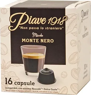 Montenero Piave 1918 - 16 capsule per Nescafè Dolce Gusto