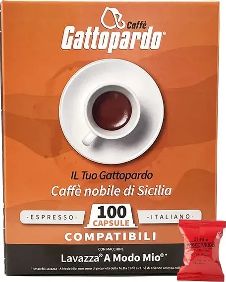 Gusto Ricco Gattopardo To.Da 100 capsule per Lavazza A Modo Mio