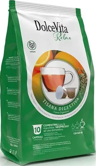 Tisana Digestiva Dolce Vita capsule per Nespresso