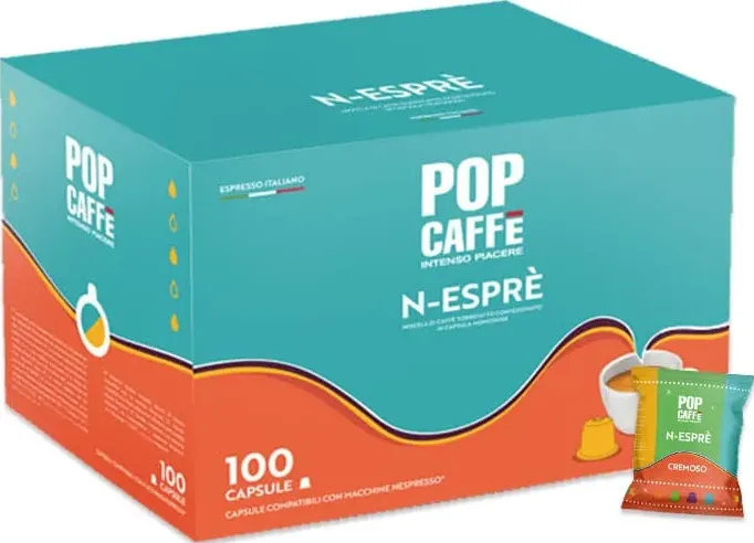 Cremoso Pop Caffè 100 capsule per Nespresso di verocaffe.eu