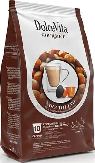 Nocciolino Dolce Vita capsule per Nespresso di verocaffe.eu