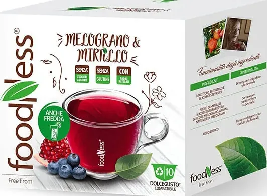 Tisana Mirtillo e Melograno Foodness capsule per Dolce Gusto di verocaffe.eu