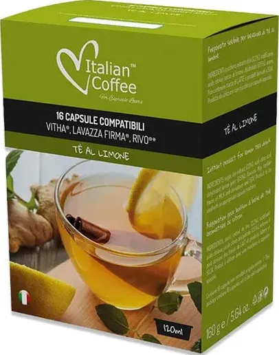 Tè al Limone Italian Coffee capsule per Lavazza Firma