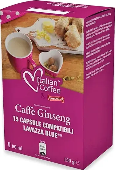 Caffè e Ginseng Italian Coffee capsule per Lavazza Blue