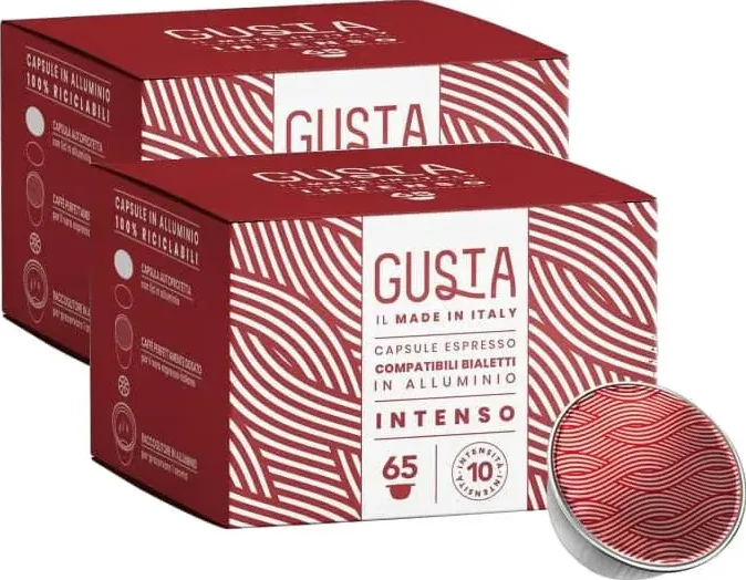 Gusta Intenso Bialetti 2 confezioni x 65 per Bialetti di verocaffe.eu