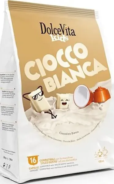 Ciocco Bianca Dolce Vita capsule per Nescafè Dolce Gusto di verocaffe.eu