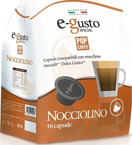 Nocciolino Pop capsule per Dolce Gusto