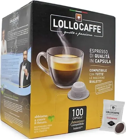 Argento Lollo Caffè capsule per Bialetti