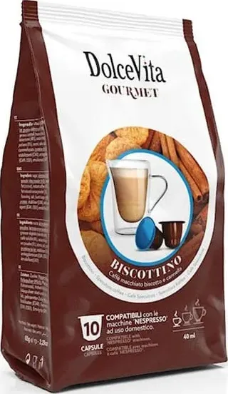 Biscottino Dolce Vita capsule per Nespresso